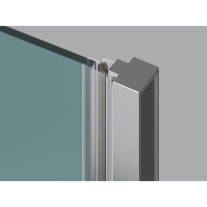 Ușă pivotantă Ravak, Cool, COSD1, formată dintr-un element fix și unul pivotant, 90 x 195 cm, crom